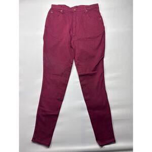 NWOT Steeds Women's Burgundy Casual Comfort Riding Jeans‎ - 16 (31x31) *READ*